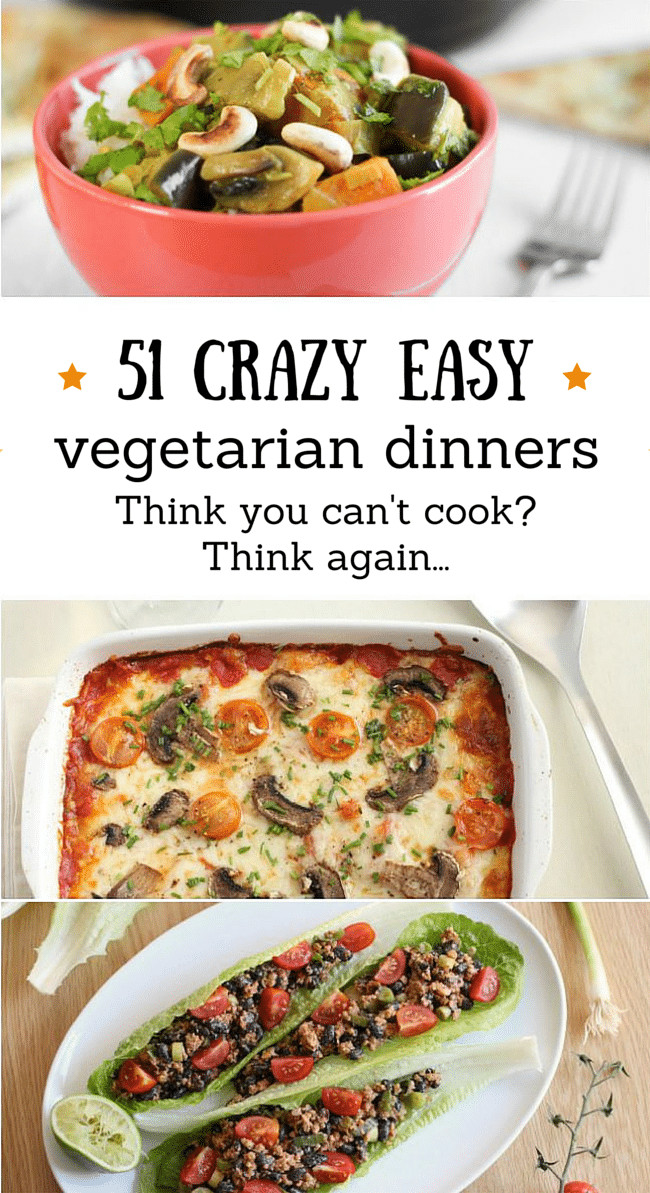 Easy Quick Vegan Dinners
 ve arian recipes easy