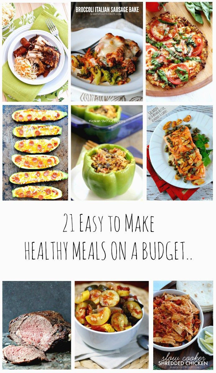 Easy To Make Healthy Dinners
 21 Easy to make Healthy Meals on a Bud