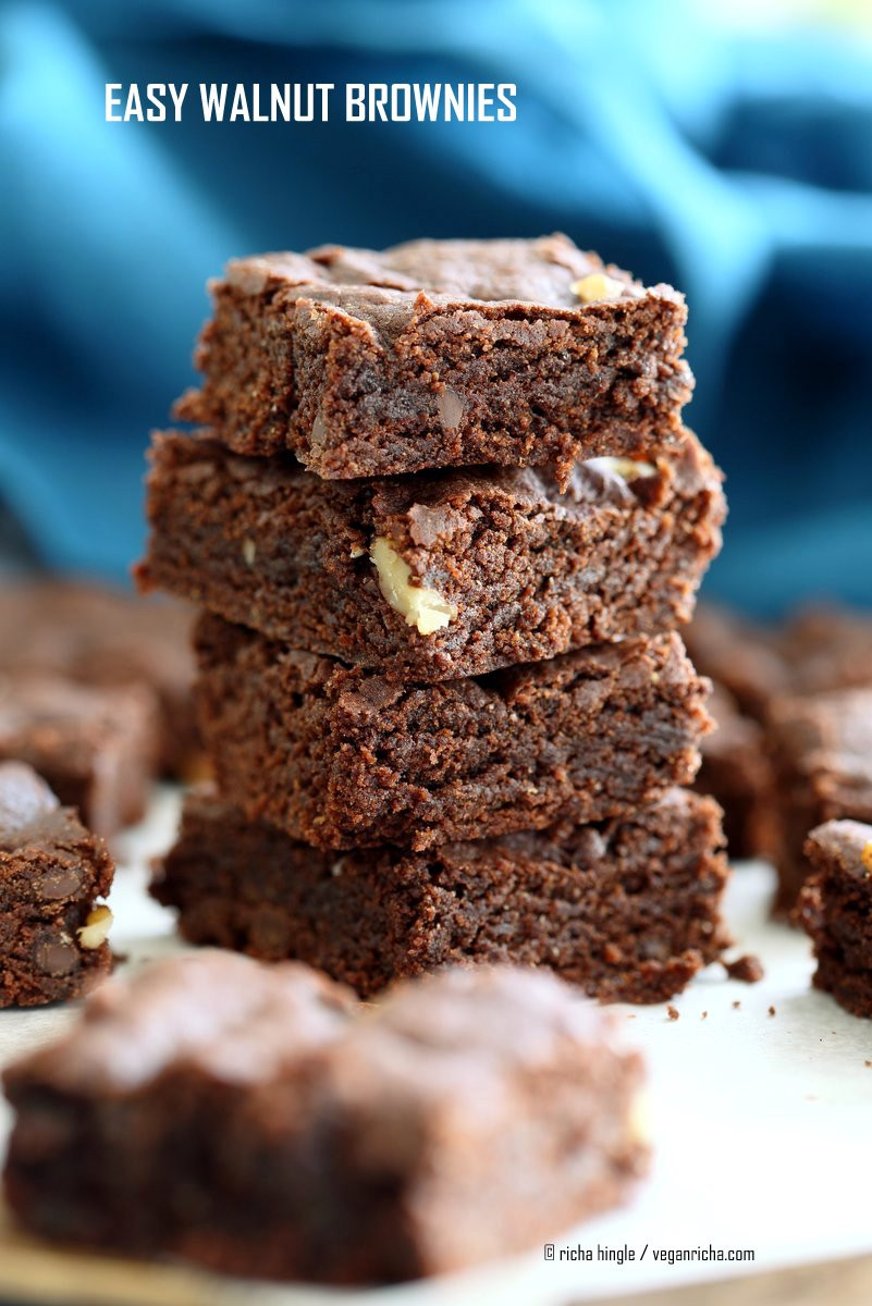 Easy Vegan Brownies Easy Vegan Brownies Recipe Vegan Richa