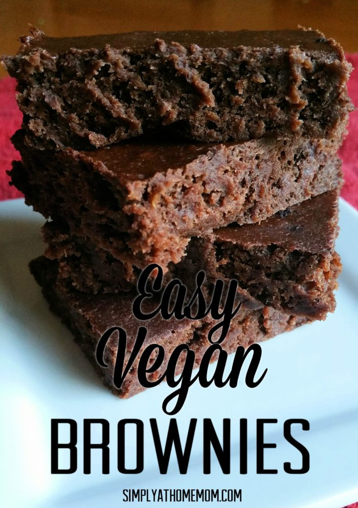 Easy Vegan Brownies Easy Vegan Brownies Simply At Home Mom