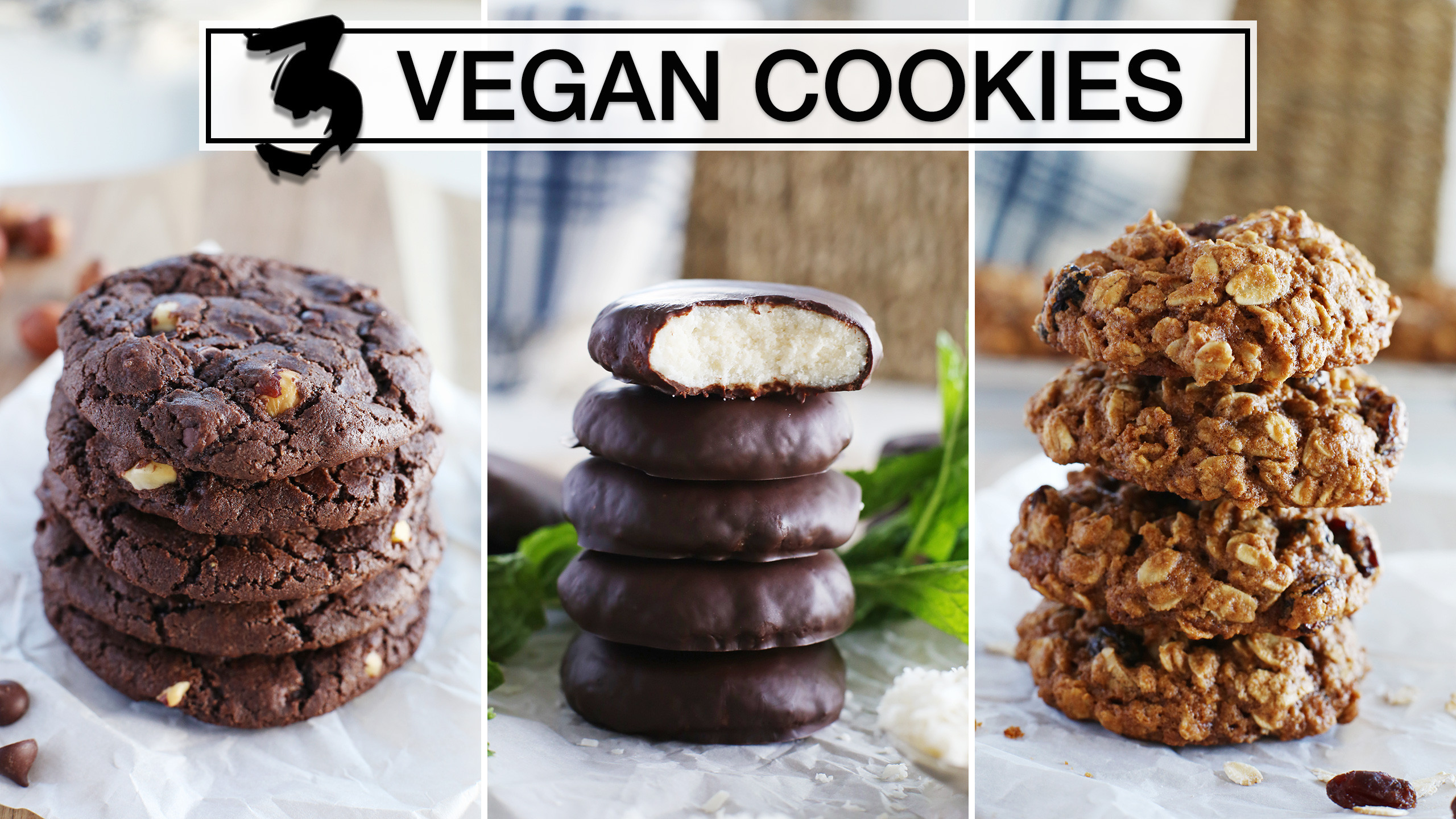 Easy Vegan Cookie Recipes
 3 Easy Vegan Cookie Recipes Fablunch