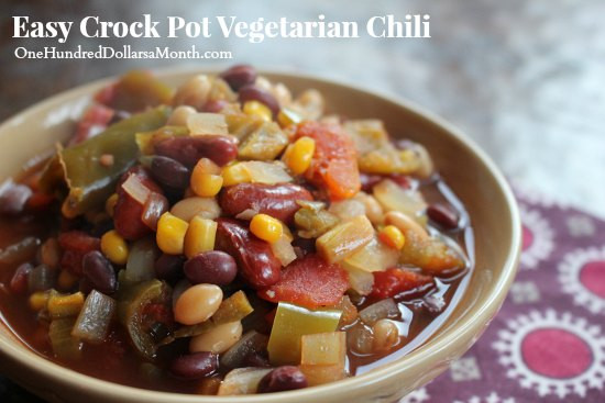Easy Vegan Crock Pot Recipes
 Easy Crock Pot Ve arian Chili Recipe