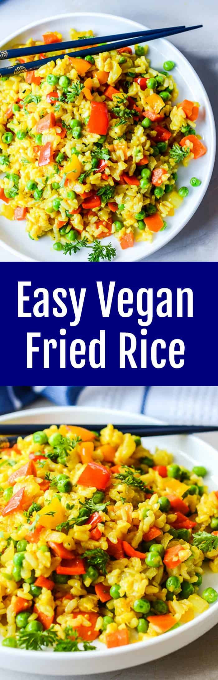 Easy Vegan Fried Rice
 Easy Vegan Fried Rice Healthier Steps
