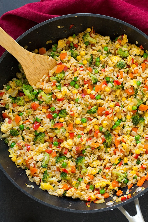 Easy Vegan Fried Rice
 Very Veggie Fried Rice Cooking Classy