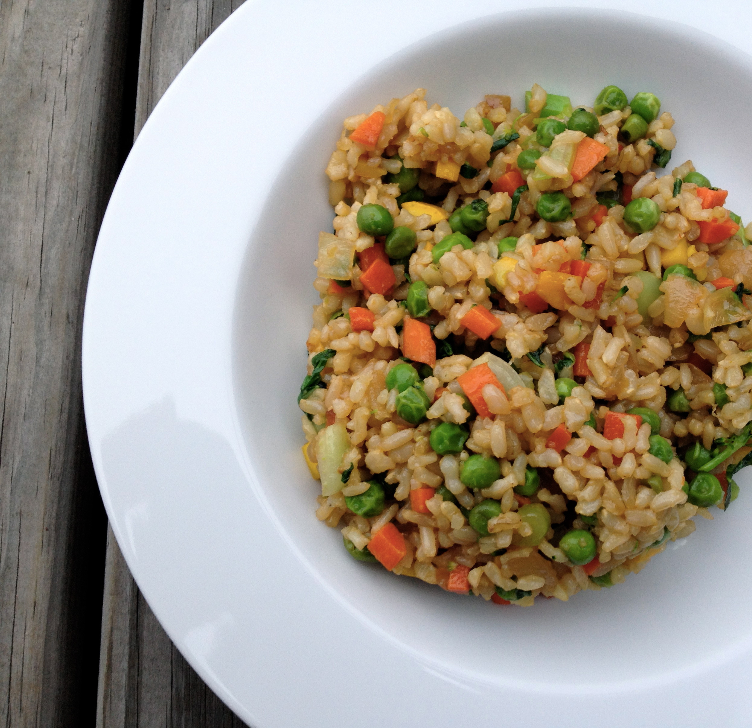 Easy Vegan Fried Rice
 teeny tiny foo