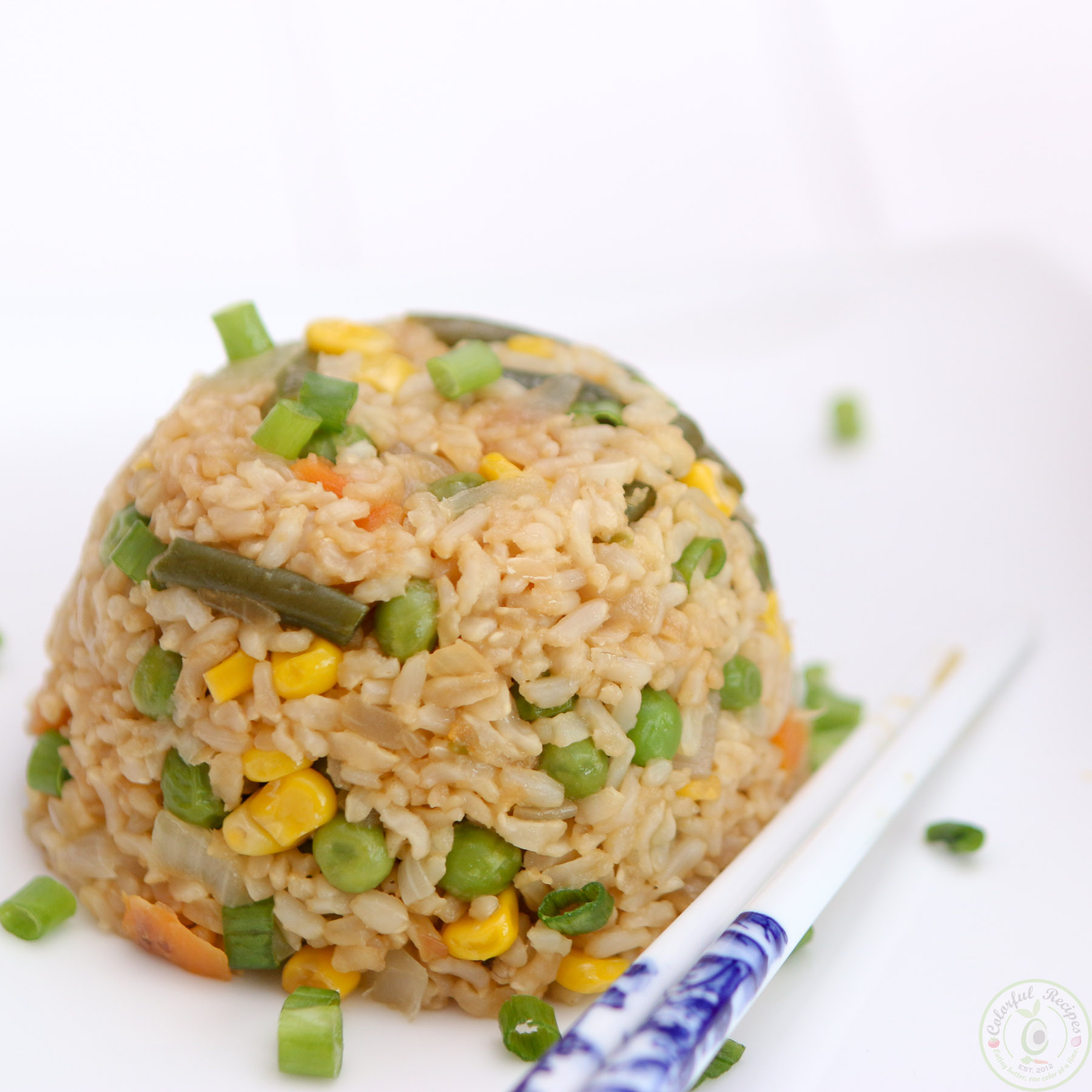 Easy Vegan Fried Rice
 Easy 15 Minute Vegan Fried Rice Colorful Recipes