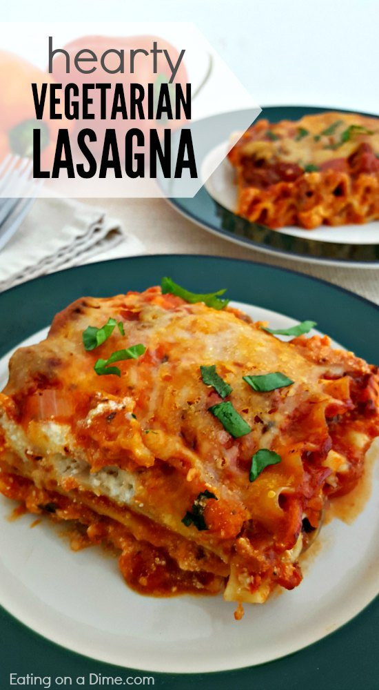 Easy Vegetarian Lasagna
 Easy Ve arian Lasagna Recipe Meatless Lasagna Everyone