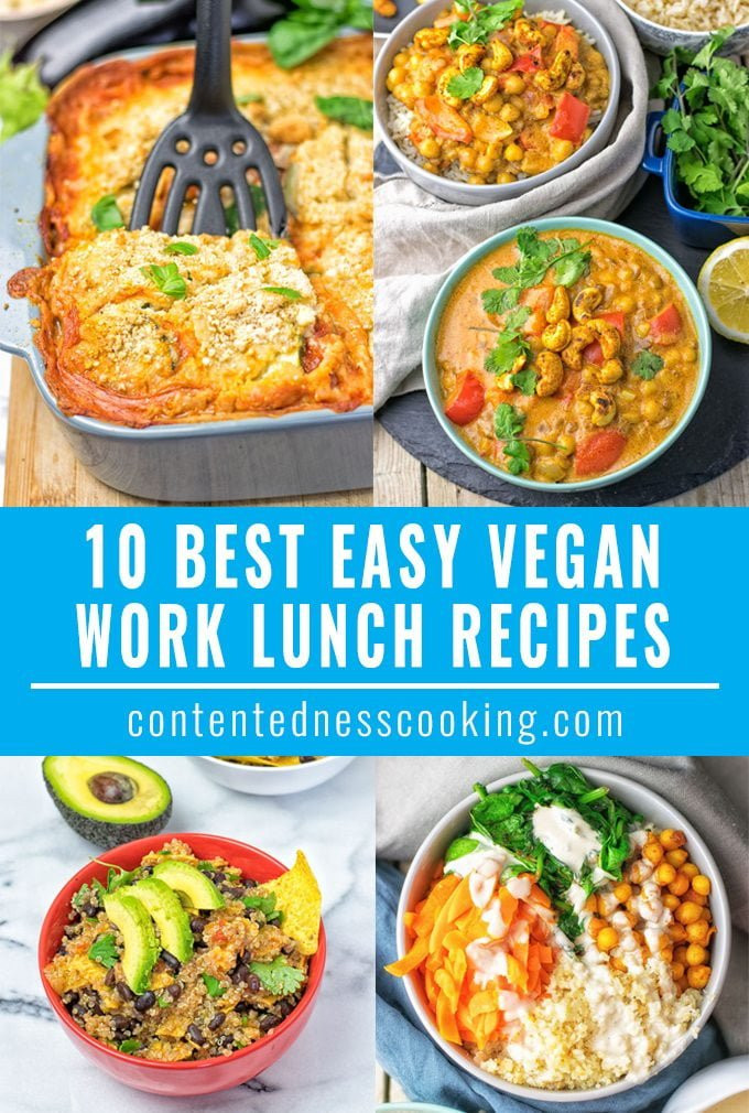 Easy Vegetarian Lunch Recipes
 10 Best Easy Vegan Work Lunch Recipes Contentedness Cooking