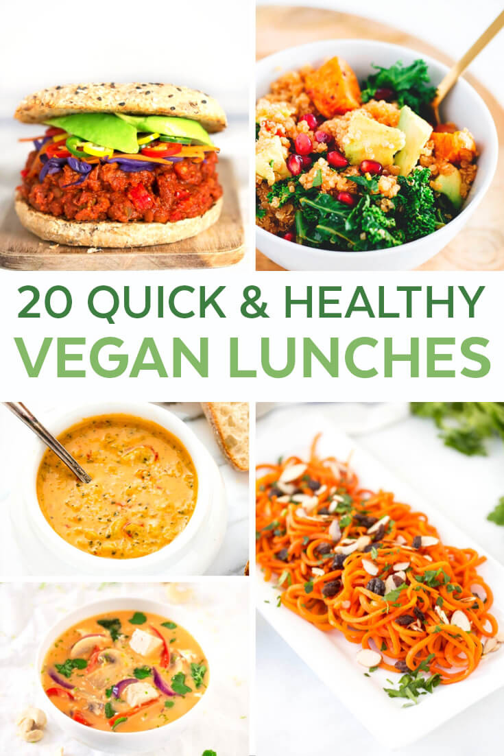 Easy Vegetarian Lunch Recipes
 20 Easy Vegan Lunch Ideas