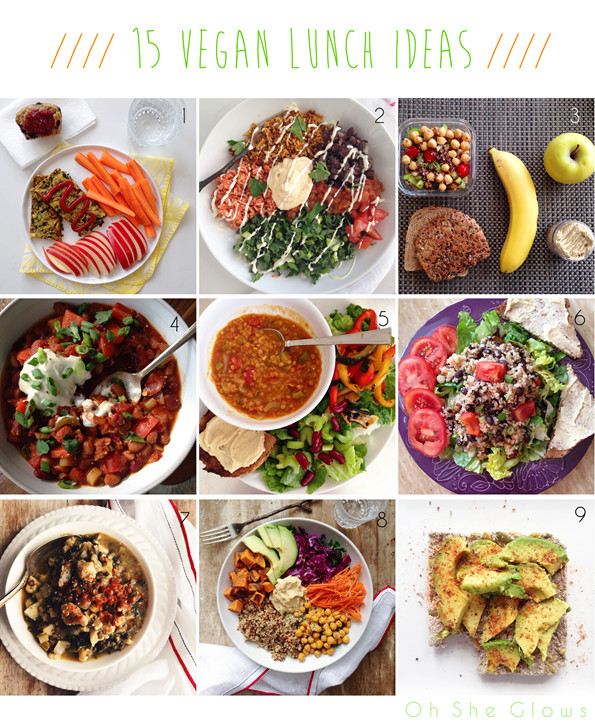 Easy Vegetarian Lunch Recipes
 15 Vegan Lunch Ideas — Oh She Glows