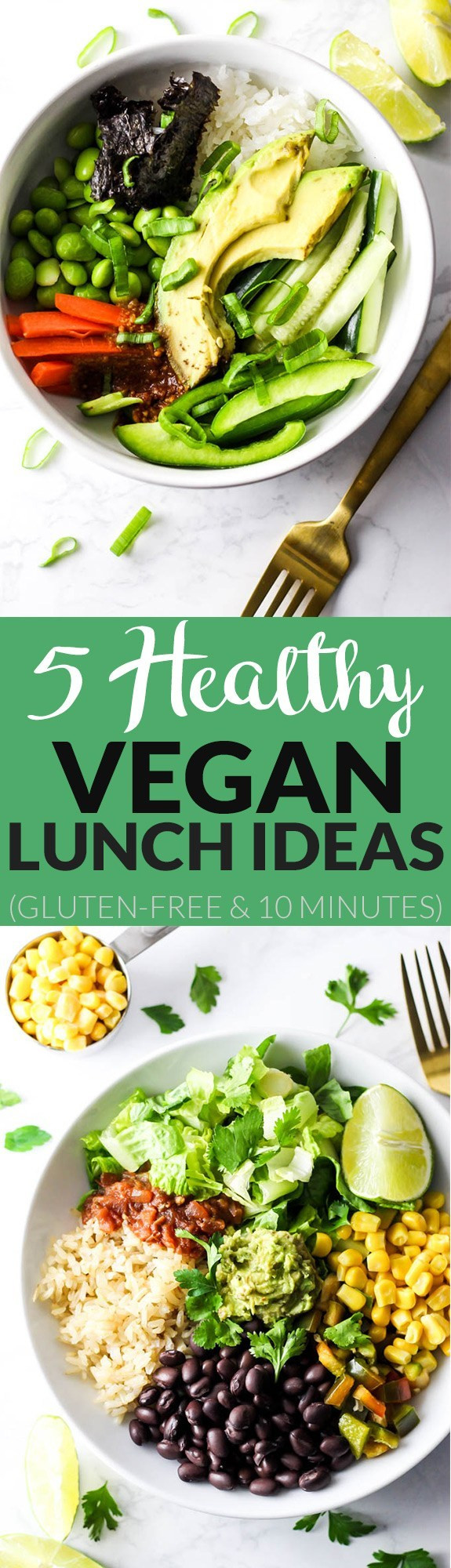 Easy Vegetarian Lunch Recipes
 5 Healthy Vegan Lunch Ideas
