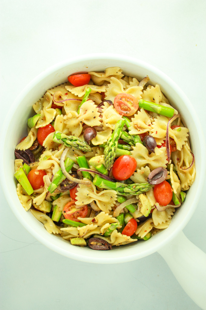 Easy Vegetarian Pasta Salad
 15 Minute Vegan Pasta Salad from The Fitchen