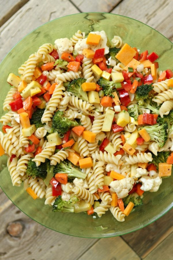 Easy Vegetarian Pasta Salad
 Summer Ve able Pasta Salad Recipe Girl