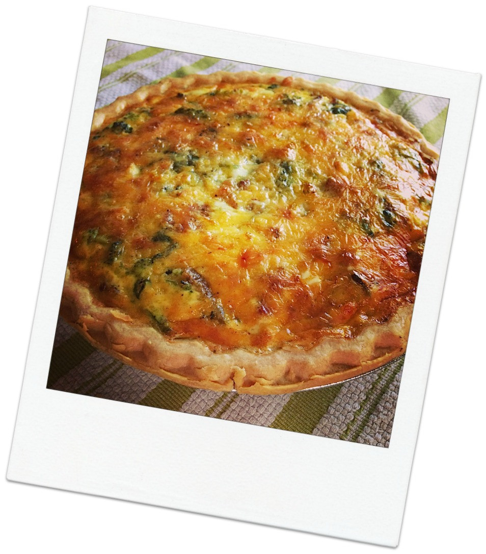 Easy Vegetarian Quiche Recipe
 Easy Cheesy Veggie Quiche