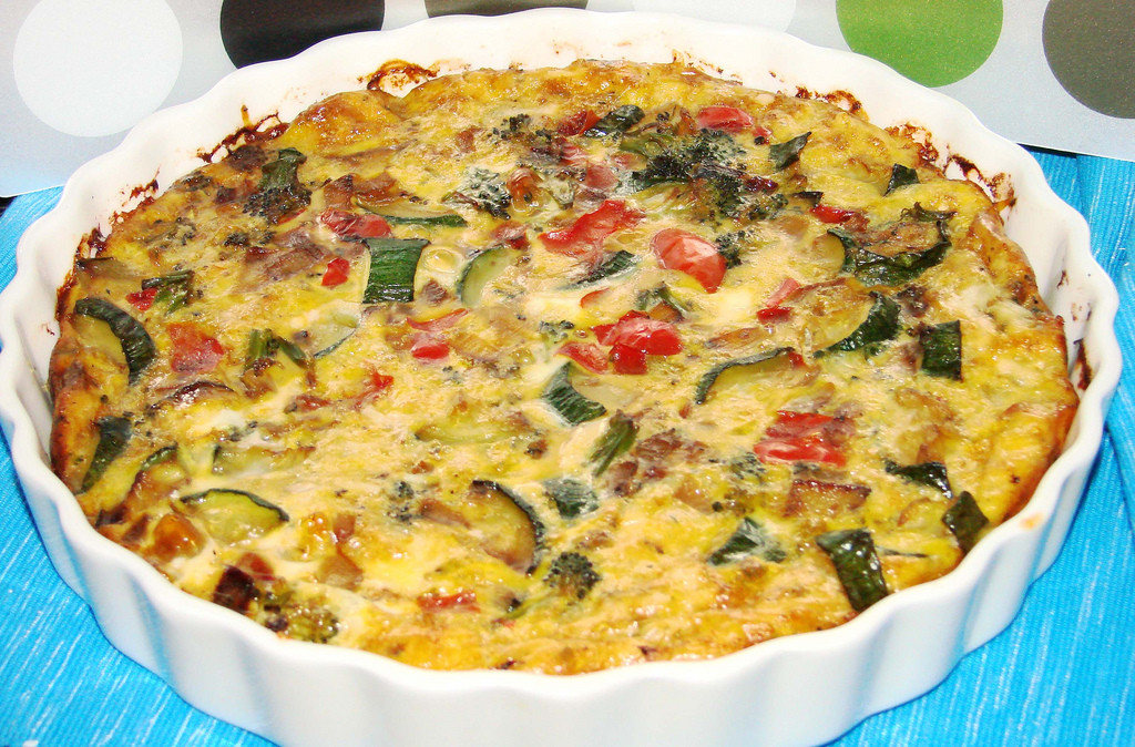 Easy Vegetarian Quiche Recipe
 Crustless Ve able Quiche