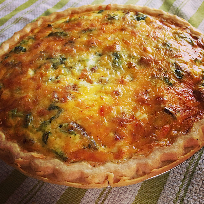 Easy Vegetarian Quiche Recipe
 Easy Cheesy Veggie Quiche