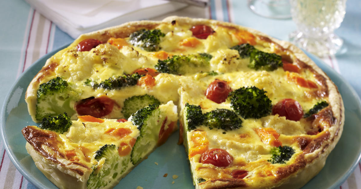 Easy Vegetarian Quiche Recipe
 Ve able Quiche