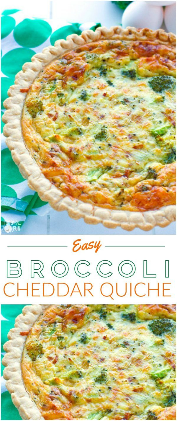 Easy Vegetarian Quiche Recipe
 Easy Broccoli Quiche Recipe • Food Folks and Fun