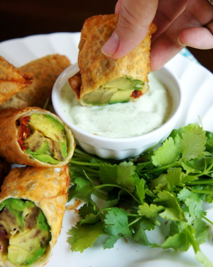 Egg Diet Recipes For Weight Loss
 Avocado Egg Roll & Cilantro Mayo Dip – Healthy Ve arian