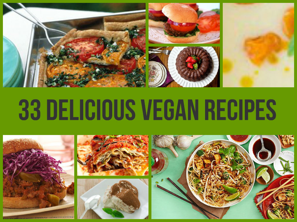 Favorite Vegan Recipes
 33 Delicious Vegan Recipes