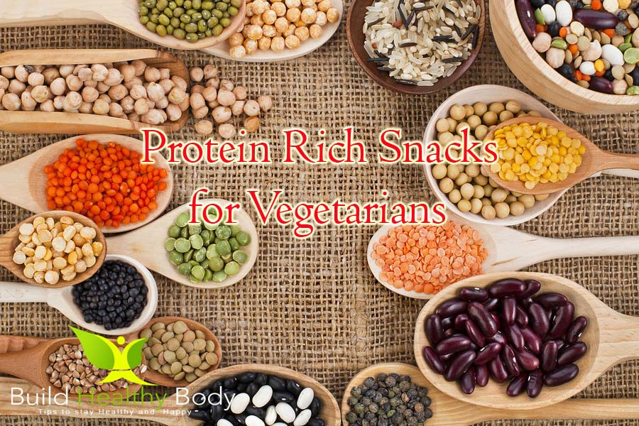 Foods With Protein For Vegetarian
 7 Protein Rich Snacks for Ve arians Build Healthy Body