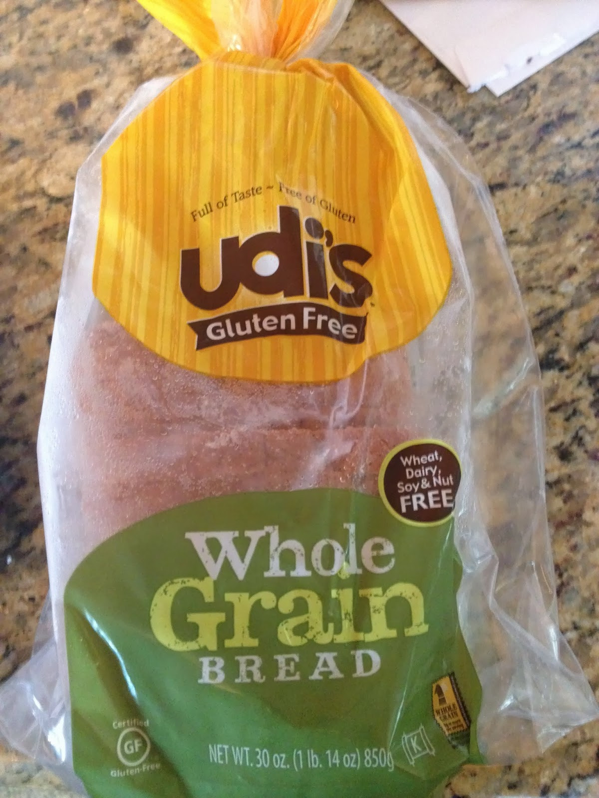 Frozen Gluten Free Bread
 ADHD Eating No Wheat Dairy or Soy of any kind Udi s