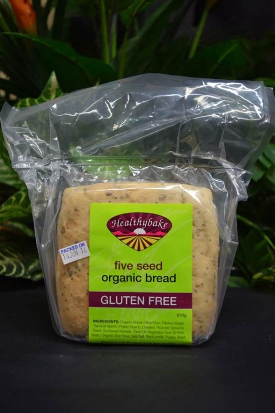 Frozen Gluten Free Bread
 UO FROZEN Org Gluten Free 5 Seed Bread 670g Organic and