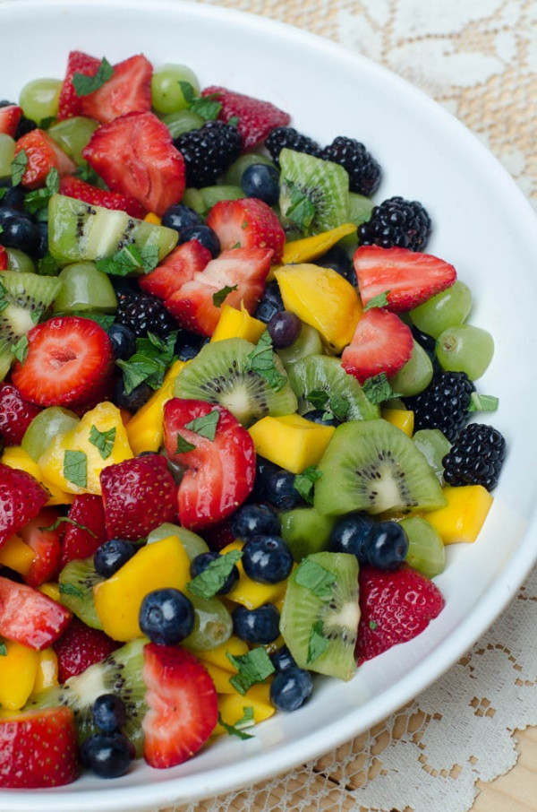 Fruit Salad For Easter Dinner
 Fruit Salad with Sweet Lime Dressing