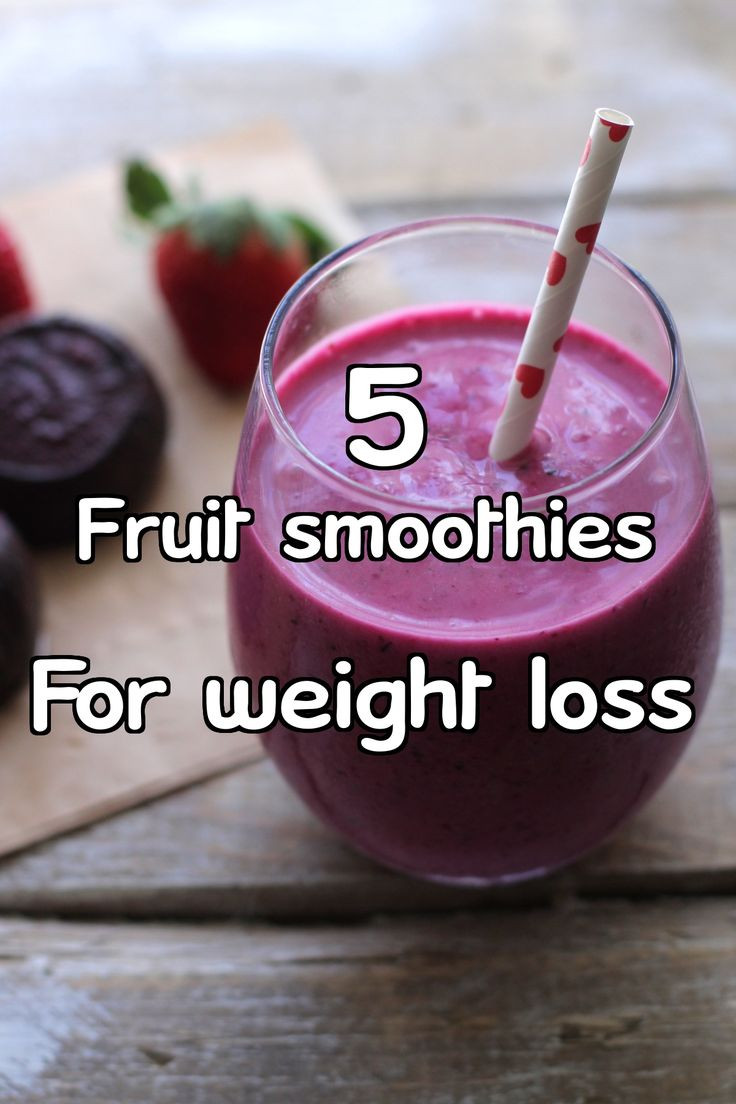 Fruit Smoothies For Weight Loss
 Lose weight and kickstart your metabolism with these