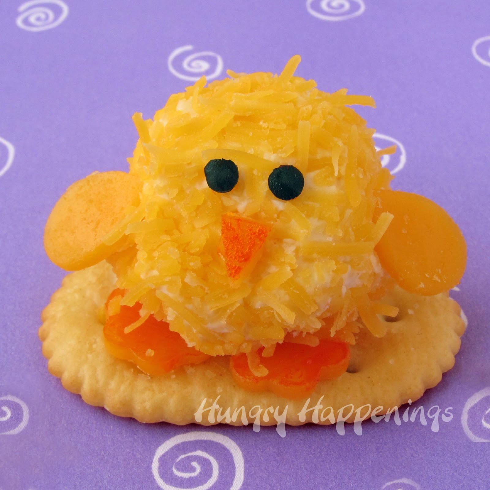 Fun Easter Appetizers
 Easter Appetizers Baby Chick Cheese Balls are so CUTE