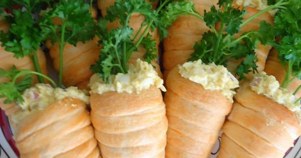 Fun Easter Appetizers
 egg salad croissants a fun easter appetizer Please