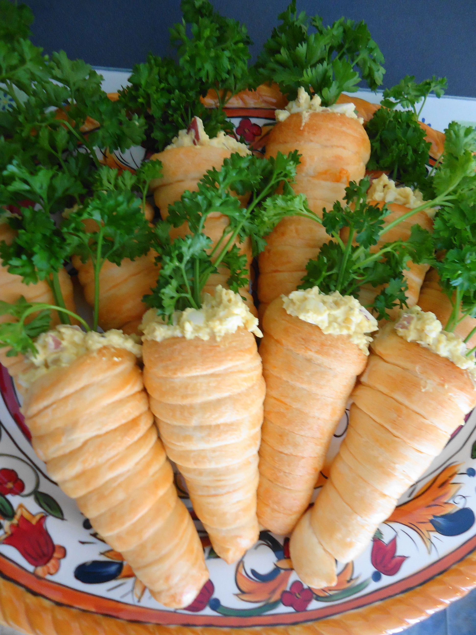 Fun Easter Appetizers
 egg salad croissants a fun easter appetizer Please