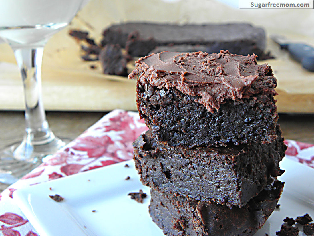 Gluten And Dairy Free Brownies
 Fudgey Flourless Chocolate Brownies [Gluten Dairy & Sugar