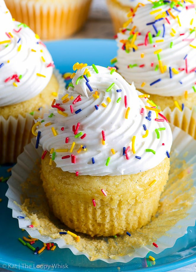 Gluten And Dairy Free Cupcakes
 Gluten Free Vegan Vanilla Cupcakes The Loopy Whisk