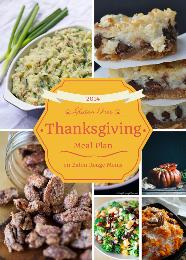 Gluten And Dairy Free Dinners
 Gluten Free Thanksgiving Meal Plan know gluten