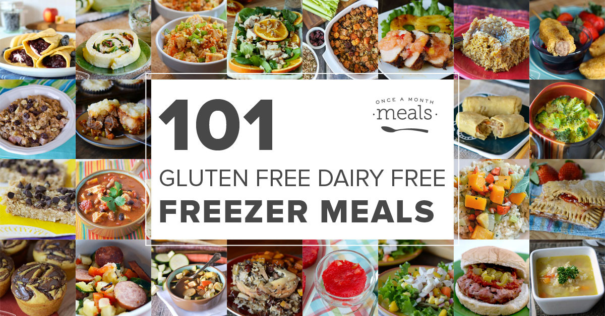 Gluten And Dairy Free Dinners
 101 Gluten Free Dairy Free Freezer Meals