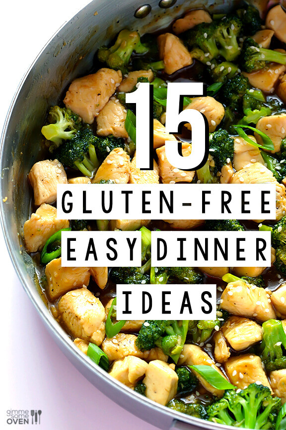 Gluten And Dairy Free Dinners
 15 Gluten Free Easy Dinner Ideas