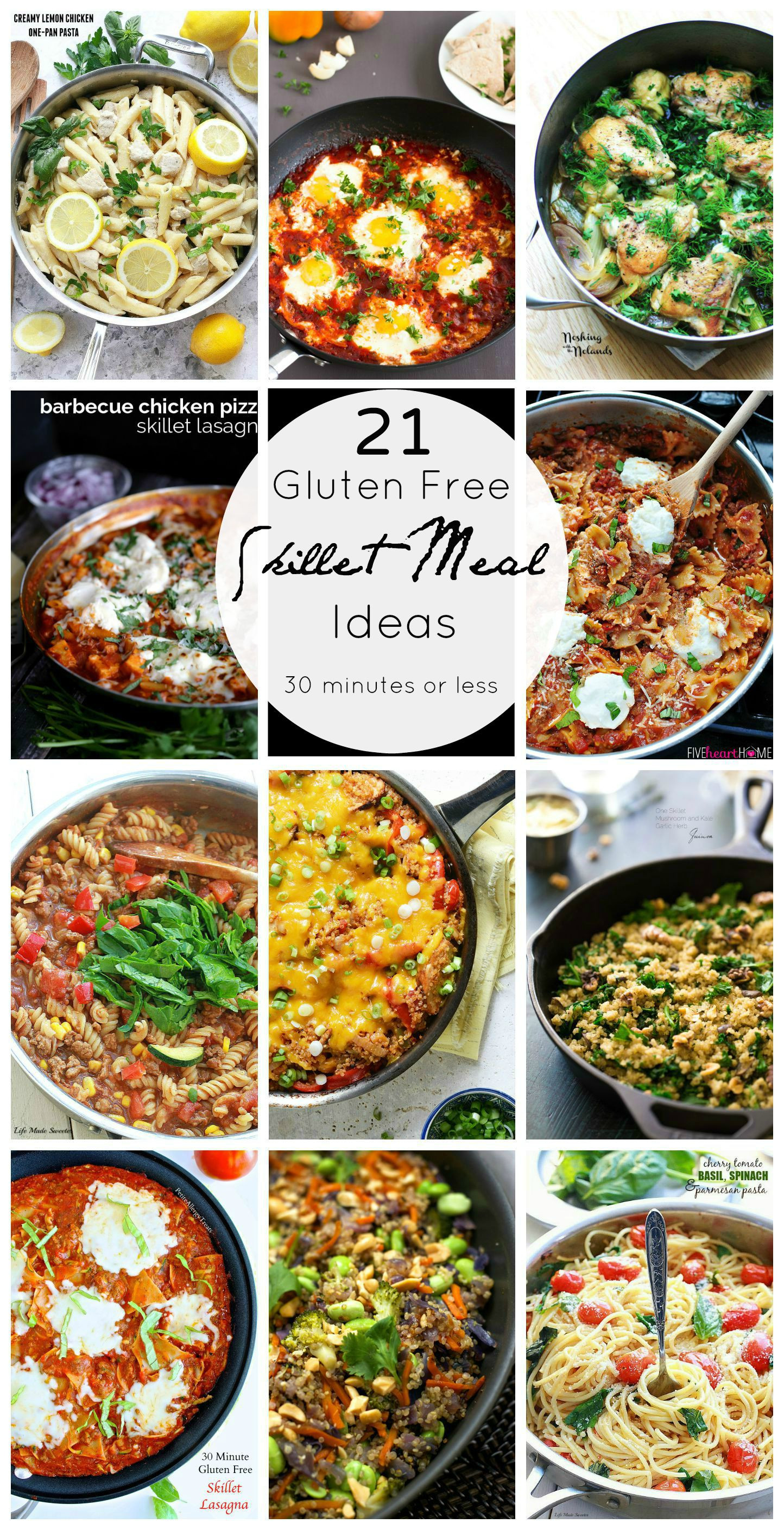 Gluten And Dairy Free Dinners
 21 Gluten Free Skillet Meals