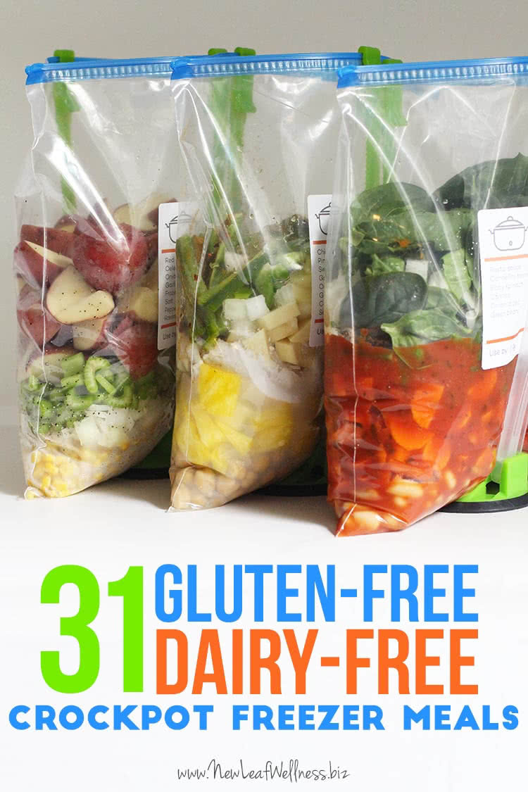 Gluten And Dairy Free Recipes For Dinner
 31 Gluten Free Dairy Free Crockpot Freezer Meals