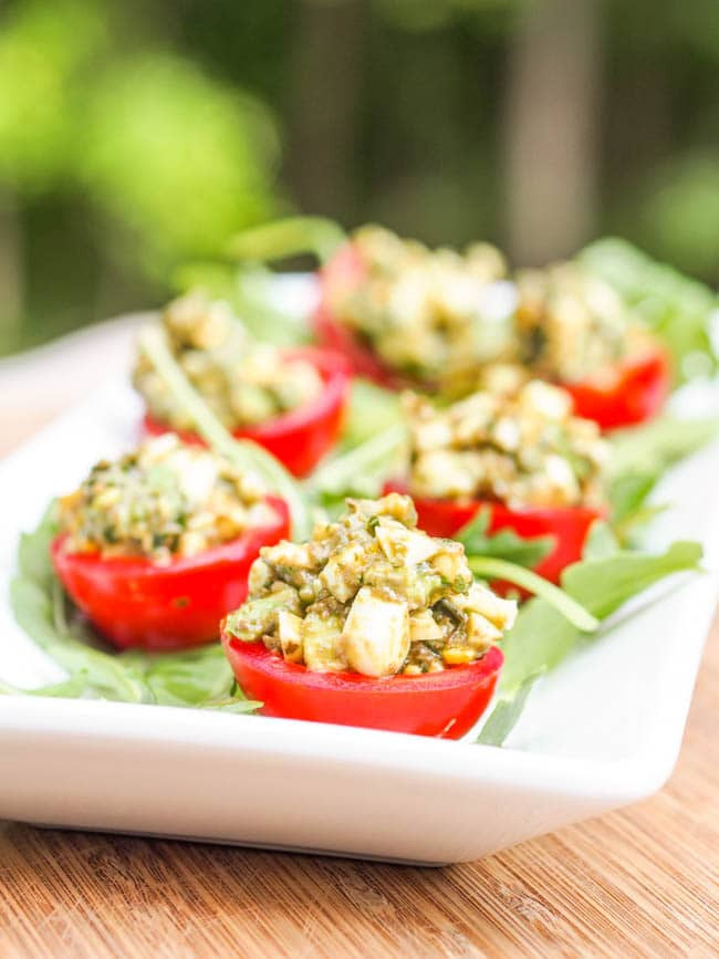 Gluten Free And Dairy Free Appetizers
 Avocado Pesto Stuffed Tomato Gluten Free Dairy Free