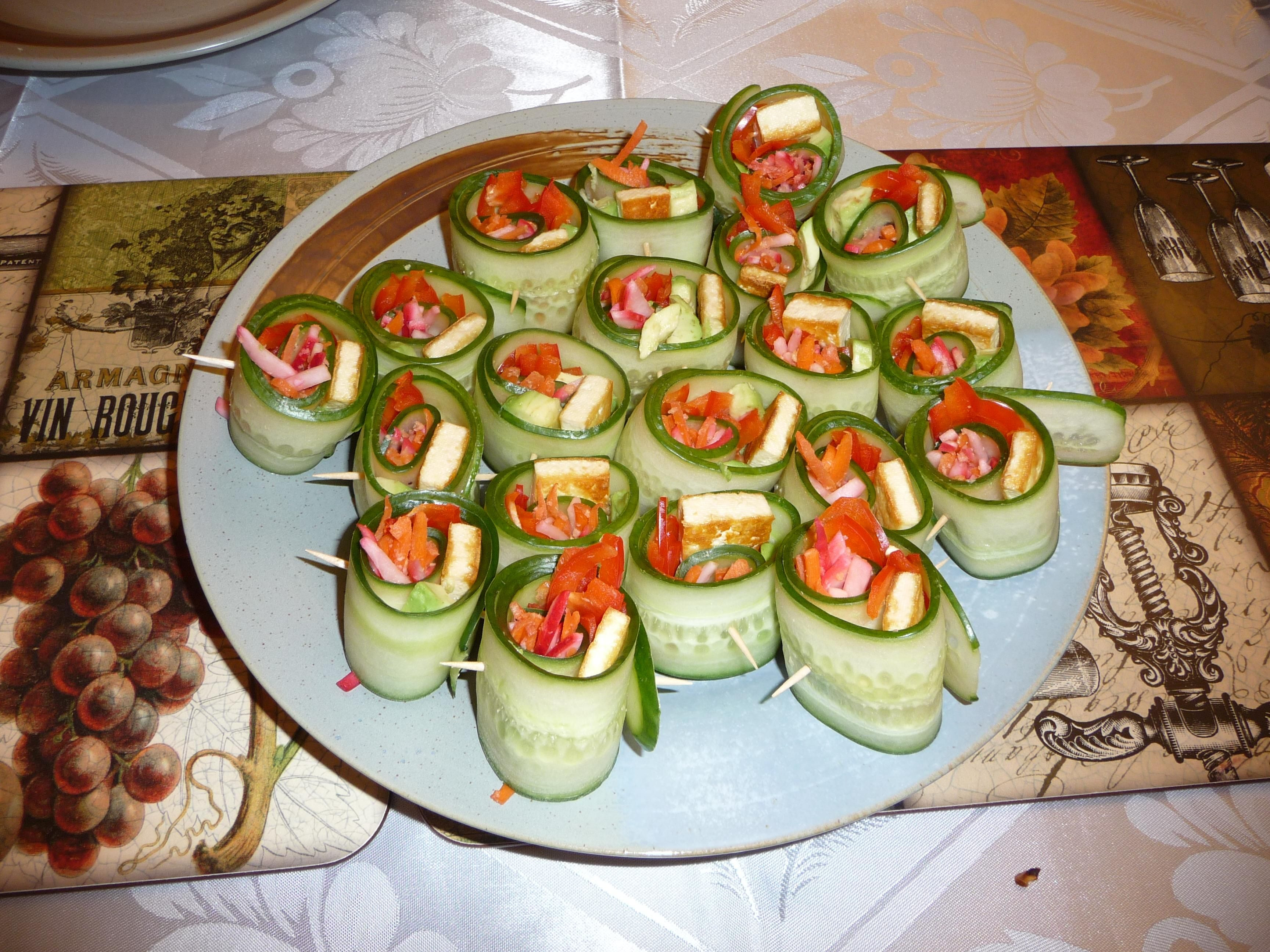 Gluten Free Appetizers Food Network
 Cucumber Rolls