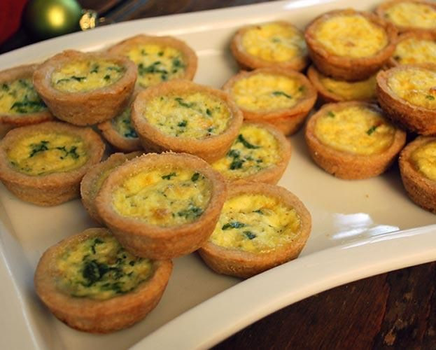 Gluten Free Appetizers Food Network
 Quiche Lorraine and Florentine Appetizers