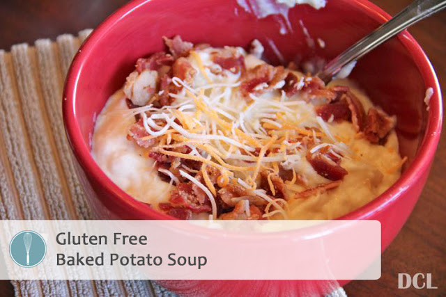 Gluten Free Baked Potato Soup
 gluten free recipes