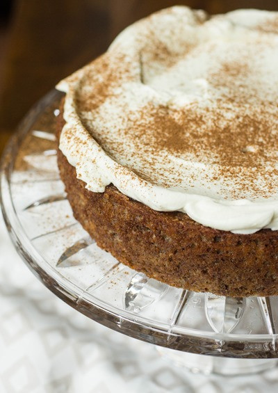 Gluten Free Banana Cake
 Gluten free Banana Cake with White Chocolate Whipped Cream
