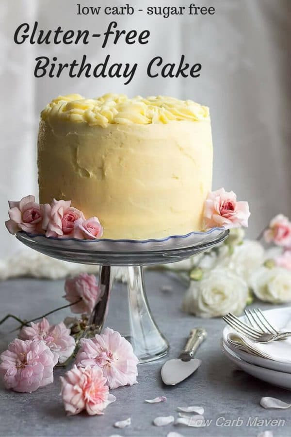 Gluten Free Birthday Cake Recipes
 Best Gluten Free Low Carb Birthday Cake Recipe Sugar free