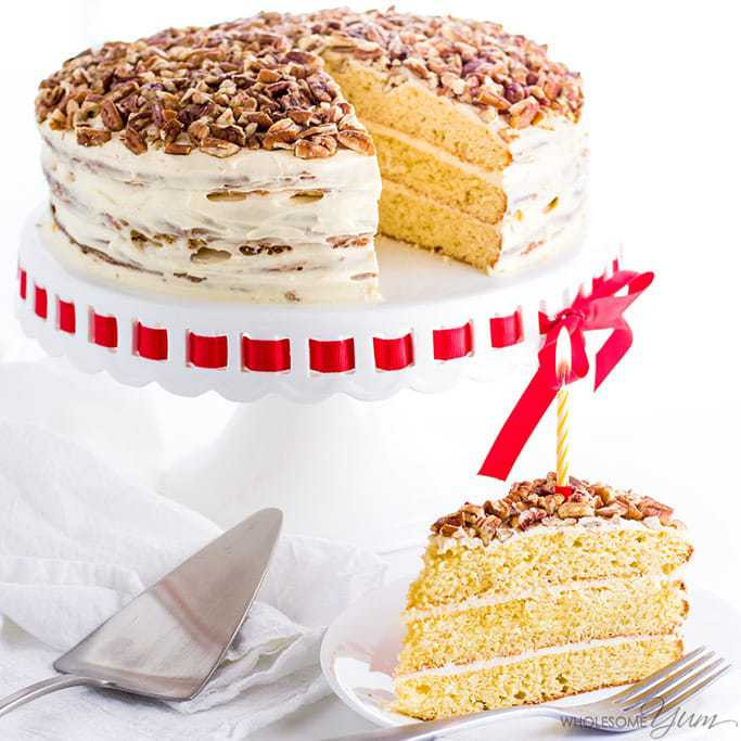 Gluten Free Birthday Cake Recipes
 Vanilla Gluten Free Keto Birthday Cake Recipe Sugar Free