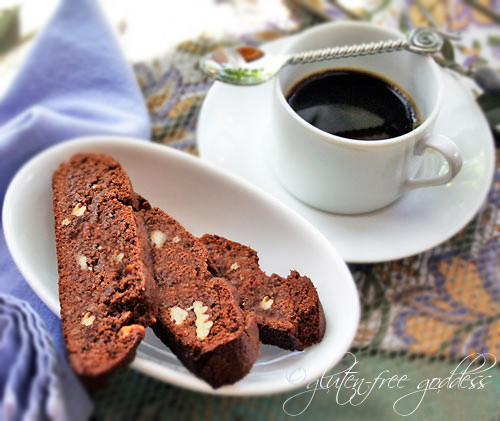 Gluten Free Biscotti
 Gluten Free Goddess Recipes Gluten Free Chocolate Biscotti