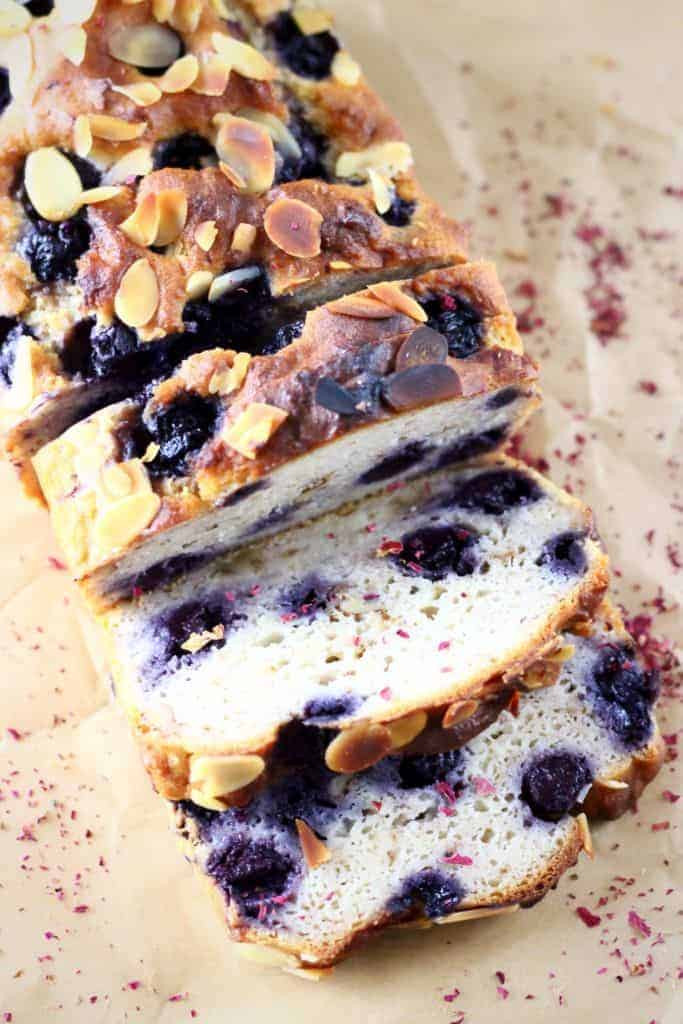 Gluten Free Blueberry Bread
 Gluten Free Vegan Blueberry Banana Bread