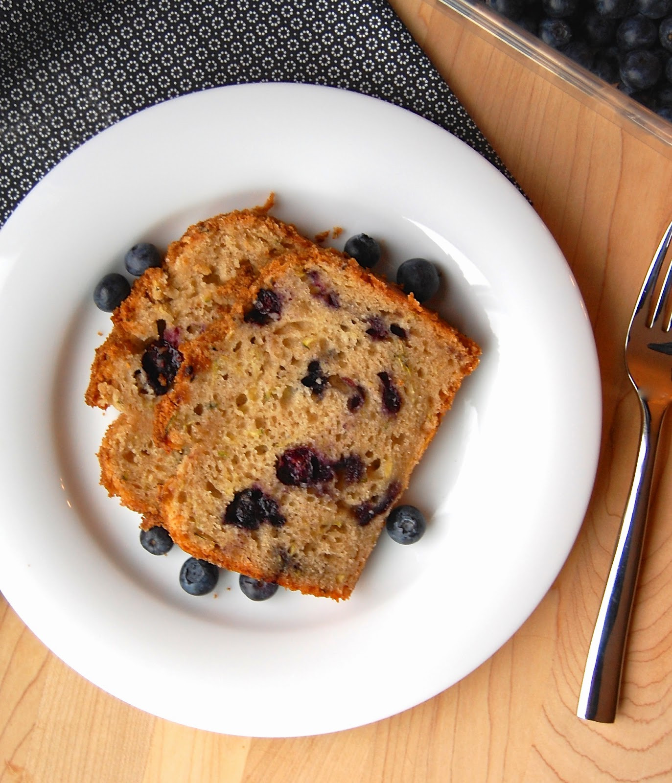 Gluten Free Blueberry Bread
 Much Kneaded Gluten Free Blueberry Zucchini Bread