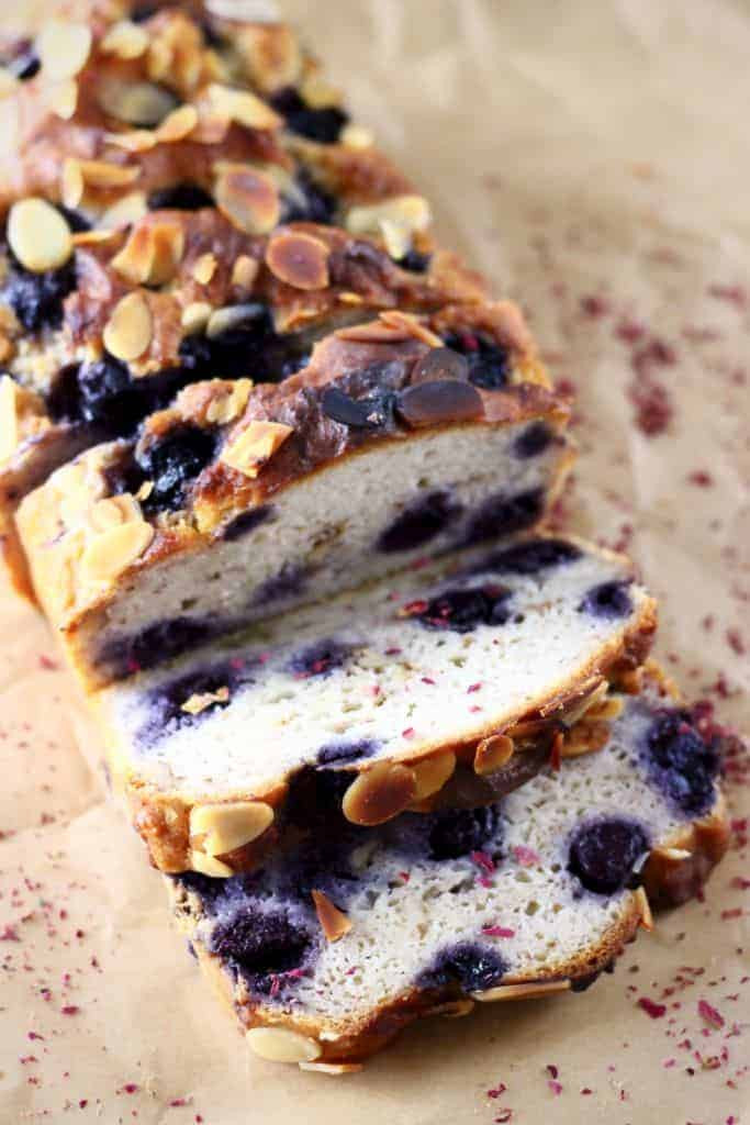 Gluten Free Blueberry Bread
 Gluten Free Vegan Blueberry Banana Bread